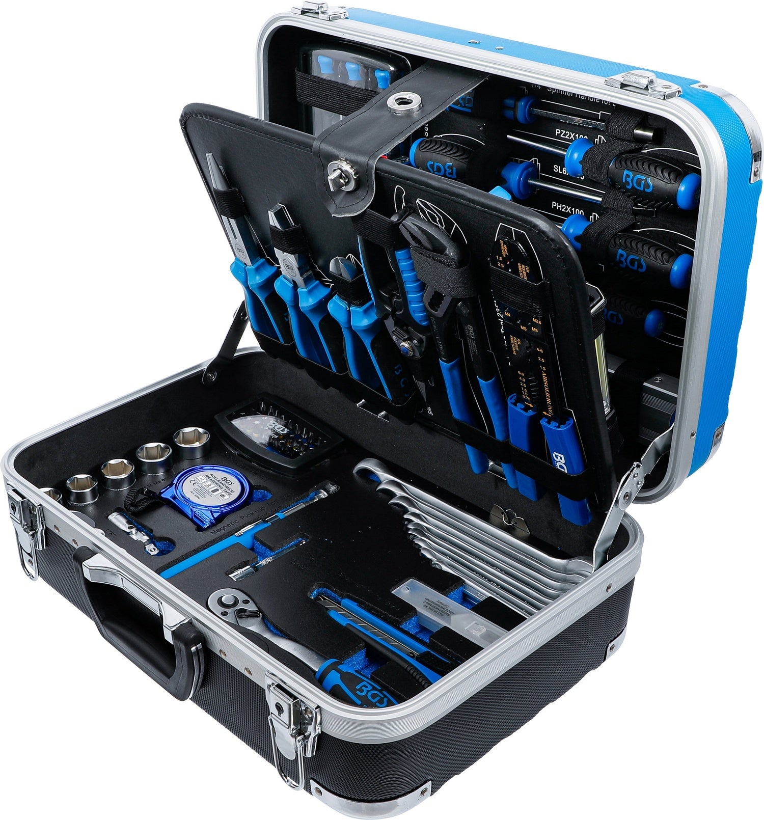 BGS 15505 Satz Werkzeug mit 106 Werkzeugen im stabilen Hartschalenkoffer