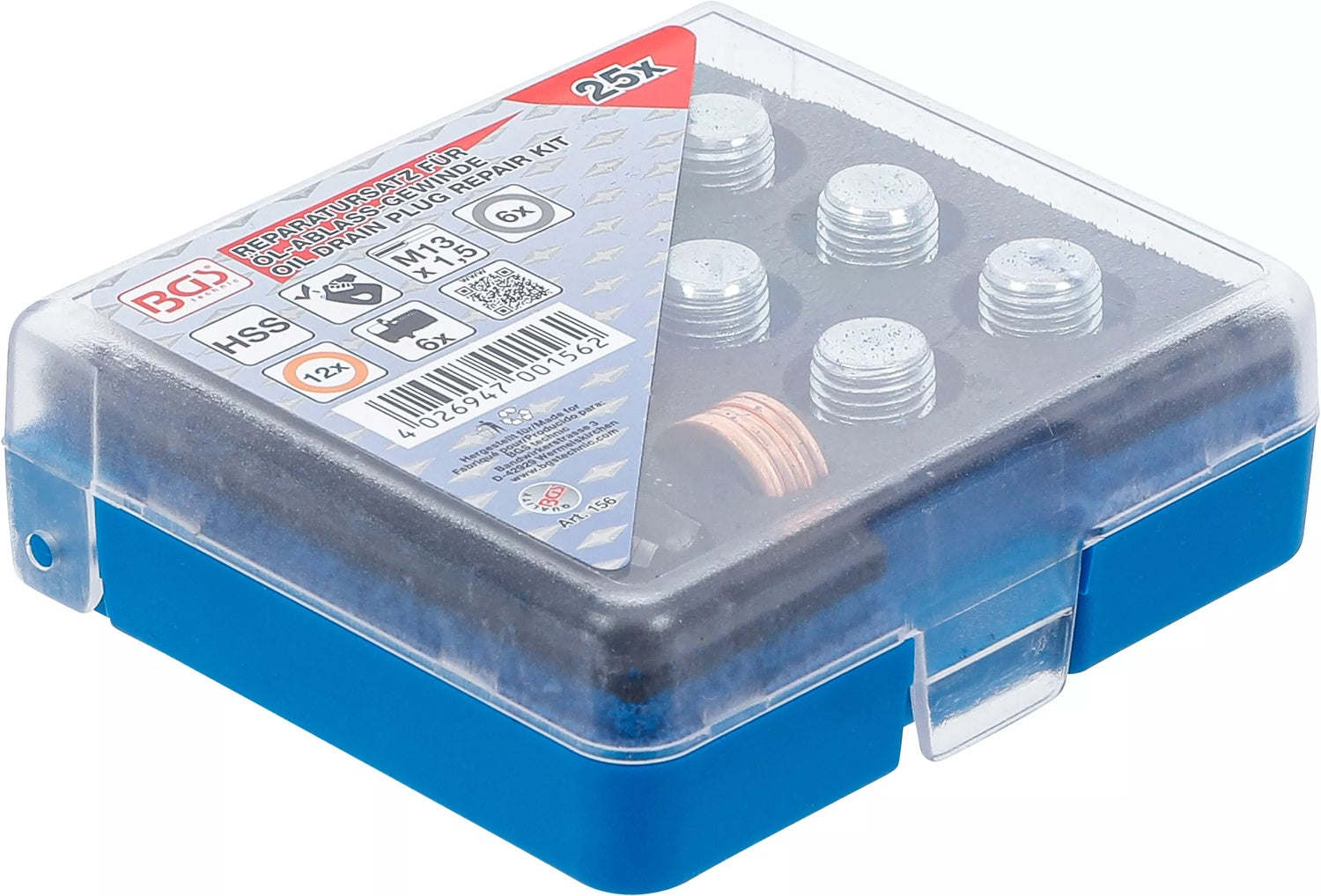 BGS 156 Reparatursatz für Ölablassgewinde M13 x 1,5mm