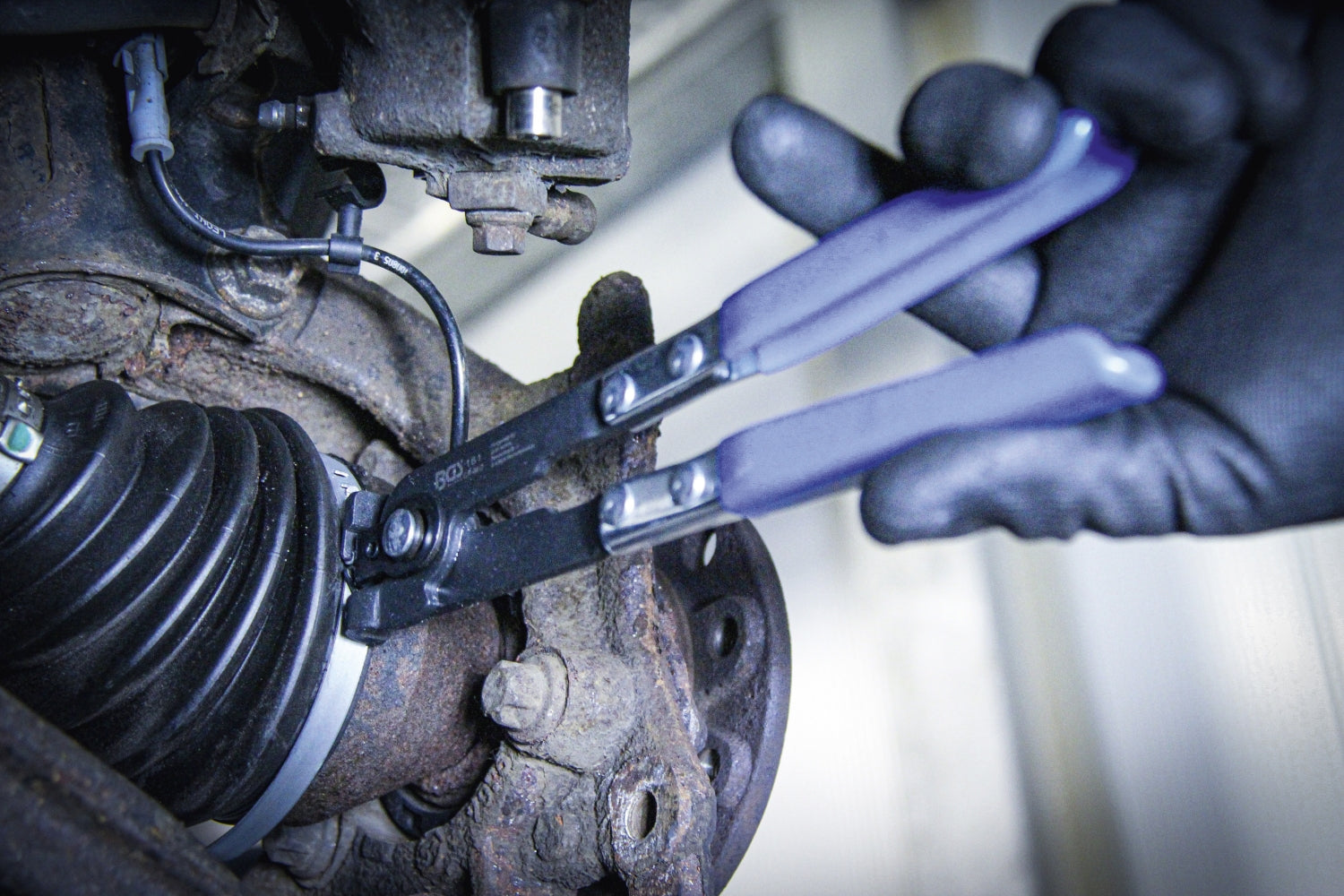 BGS 161 Achsmanschetten Klemmzange für Oetiker / Ohrenschellen