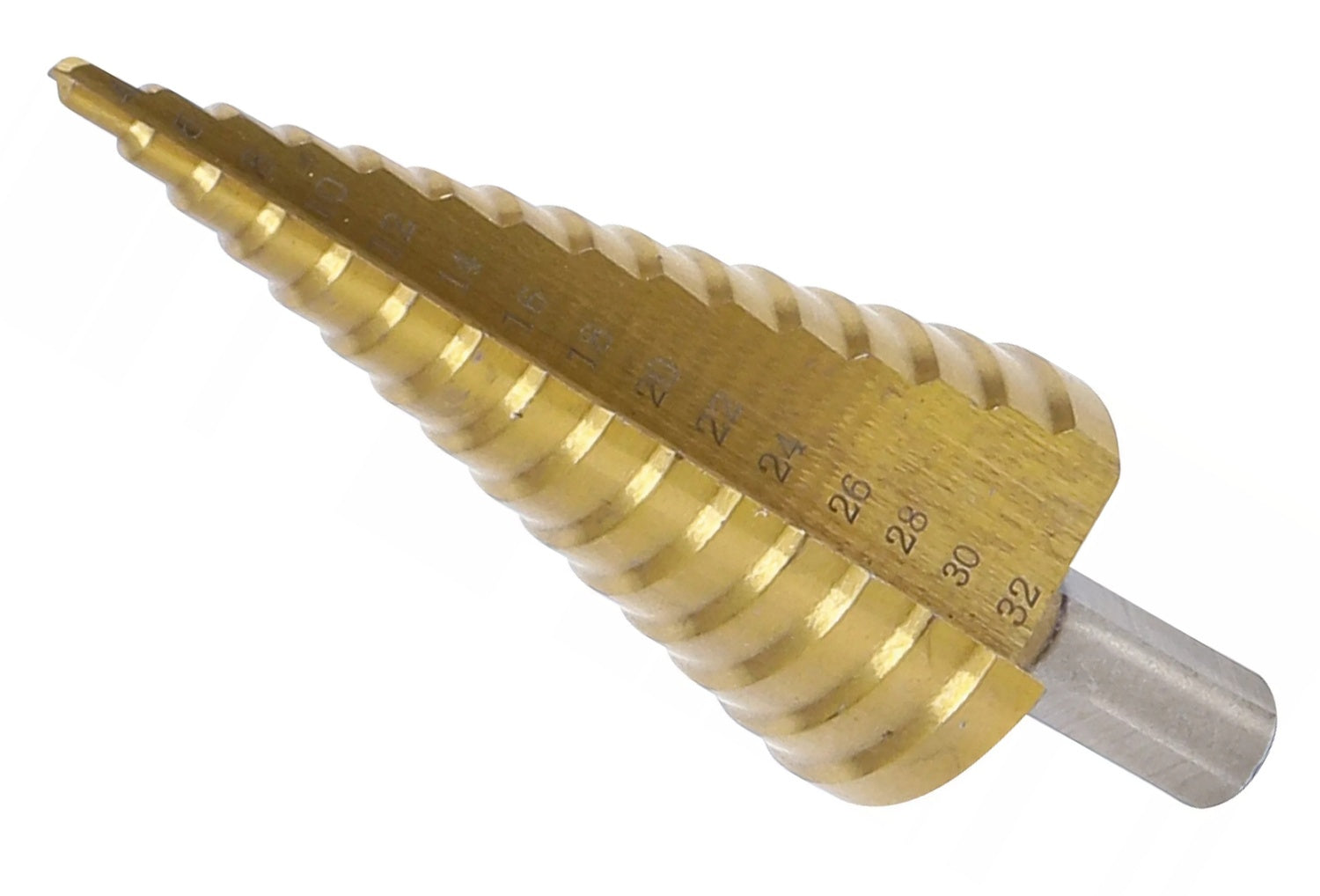 BGS 1619 Stufenbohrer mit Titanüberzug Ø4 - 32mm 2mm steigend