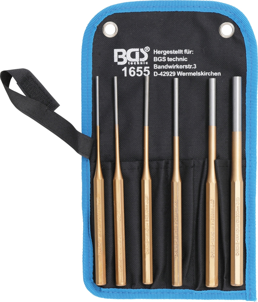 BGS 1655 Satz Splintentreiber Ø3 - Ø10mm Länge 200mm 6 teilig