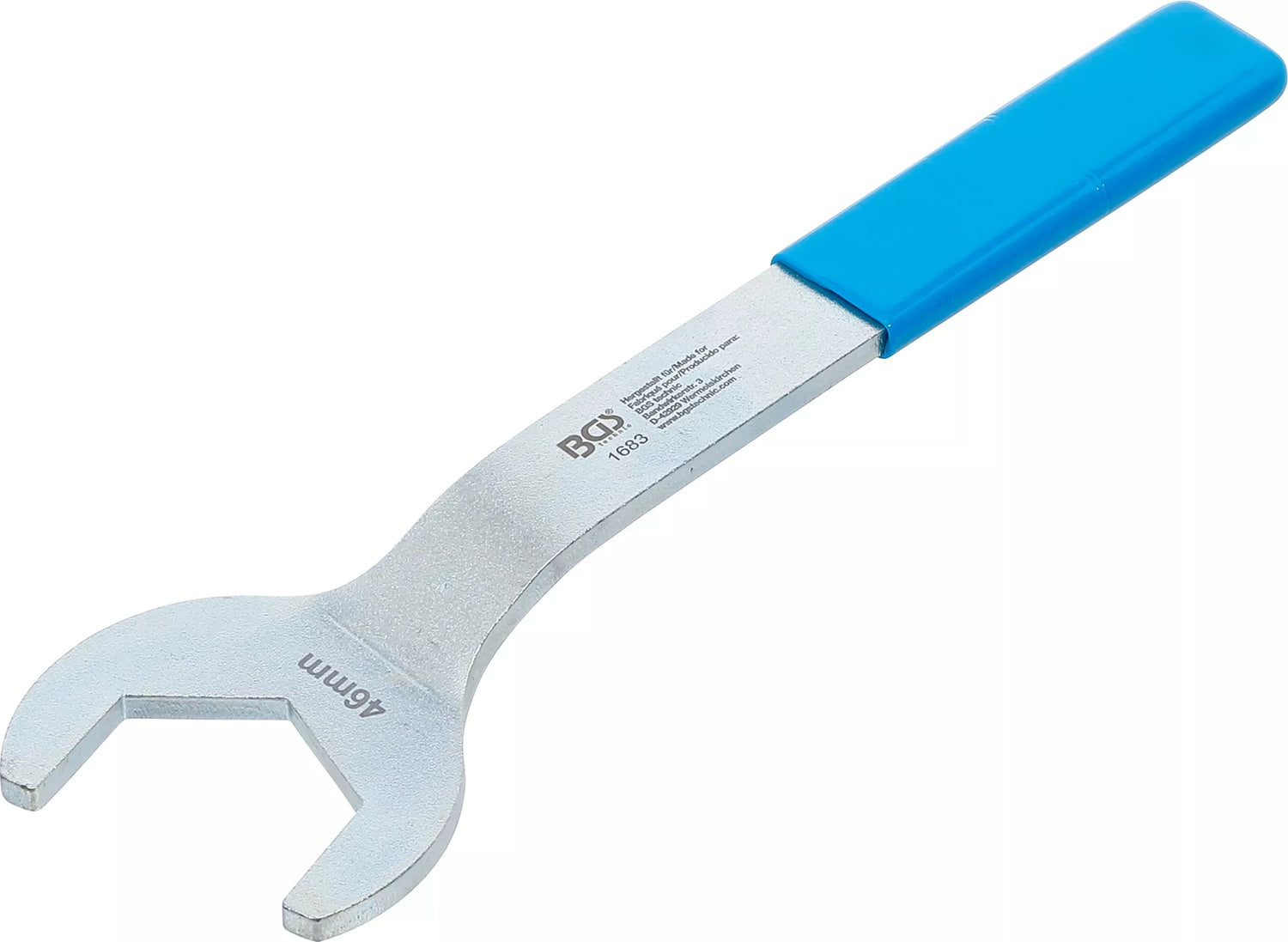 BGS 1683 Lüfternabenschlüssel / Maulschlüssel extra flach Schlüsselweite 46mm