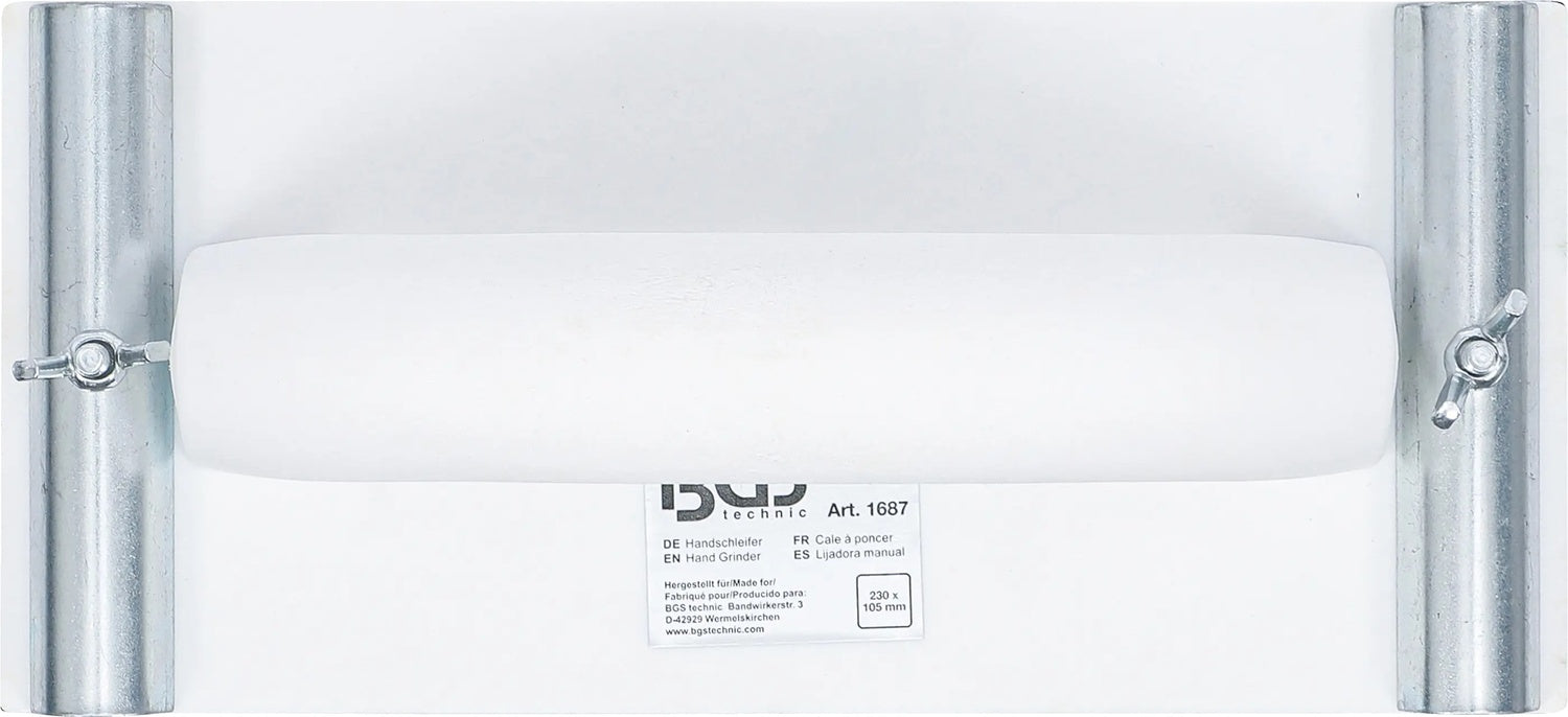 BGS 1687 Handschleifer zum Aufspannen von Schleifpapier 230 x 105mm