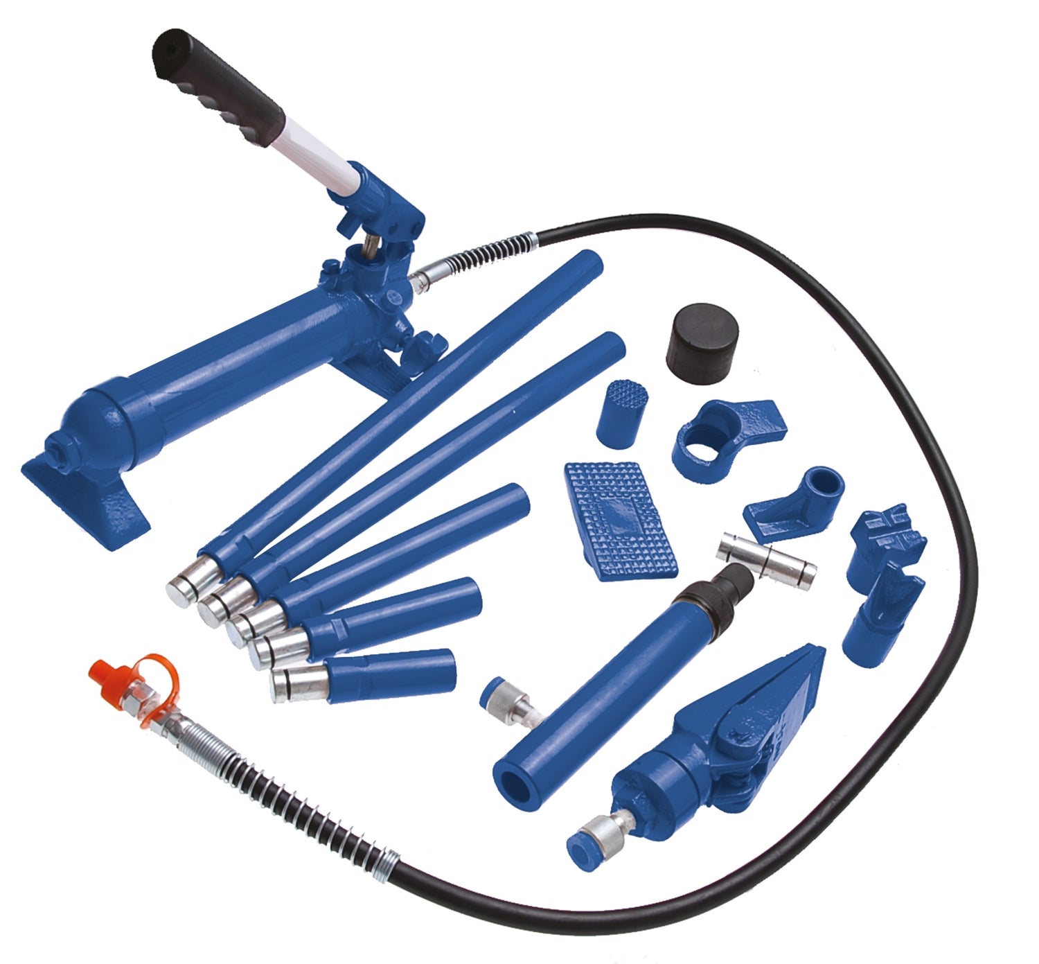 BGS 1688 Satz Werkzeug für Richtarbeiten an Kfz-Karosserien hydraulisch 4t