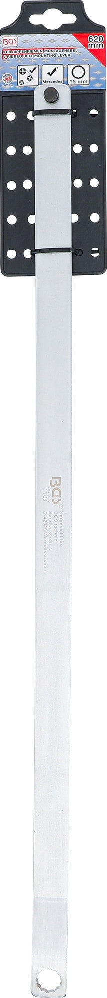 BGS 1703 Keilrippenriemen Montagehebel für Mercedes-Benz SW 15mm Länge 620mm