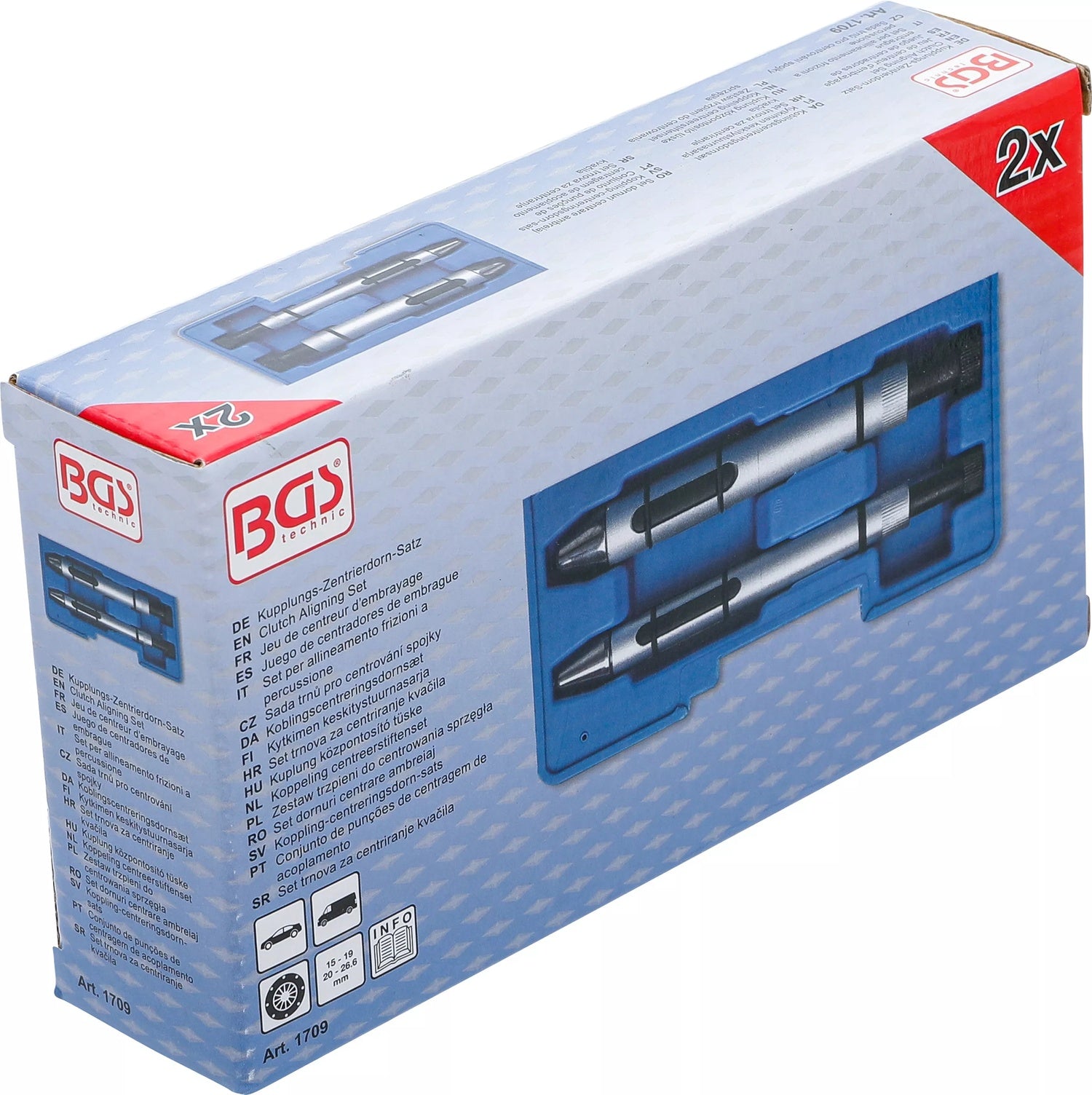 BGS 1709 Satz Kupplungszentrierdorn 2 teilig Kupplungszentrierwerkzeug