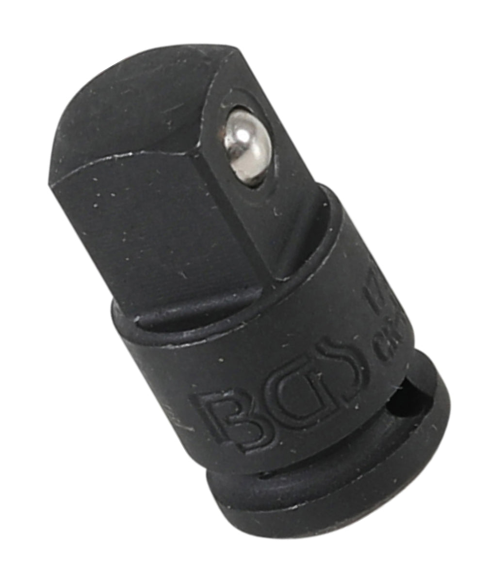 BGS 172 Kraft Steckschlüssel Adapter Innenvierkant 6,3mm (1/4") - Außenvierkant 10mm (3/8")