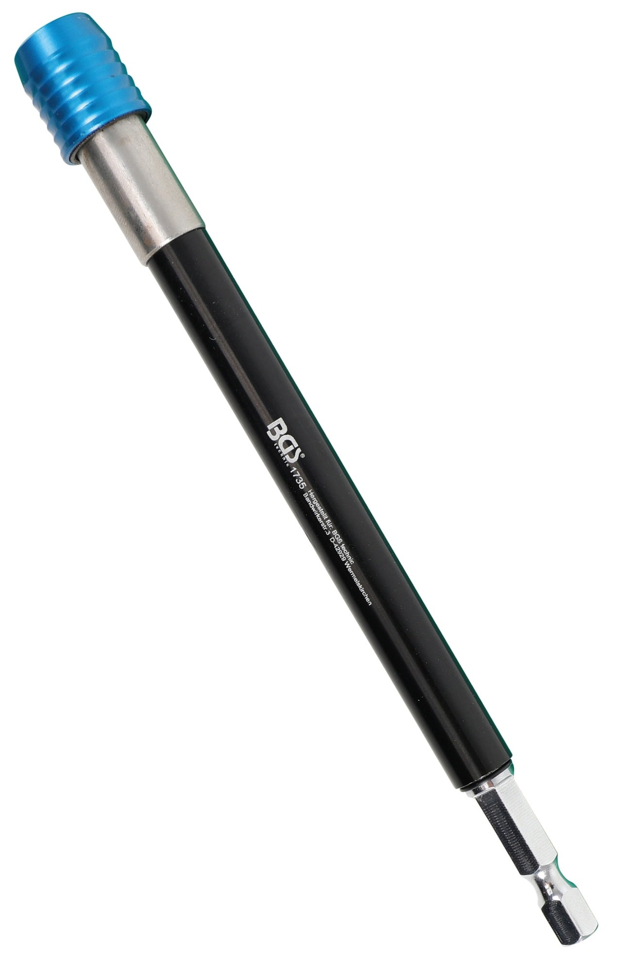 BGS 1735 Automatischer Bithalter mit Freilaufhülse Abtrieb Innensechskant 6,3mm (1/4") Länge 150mm