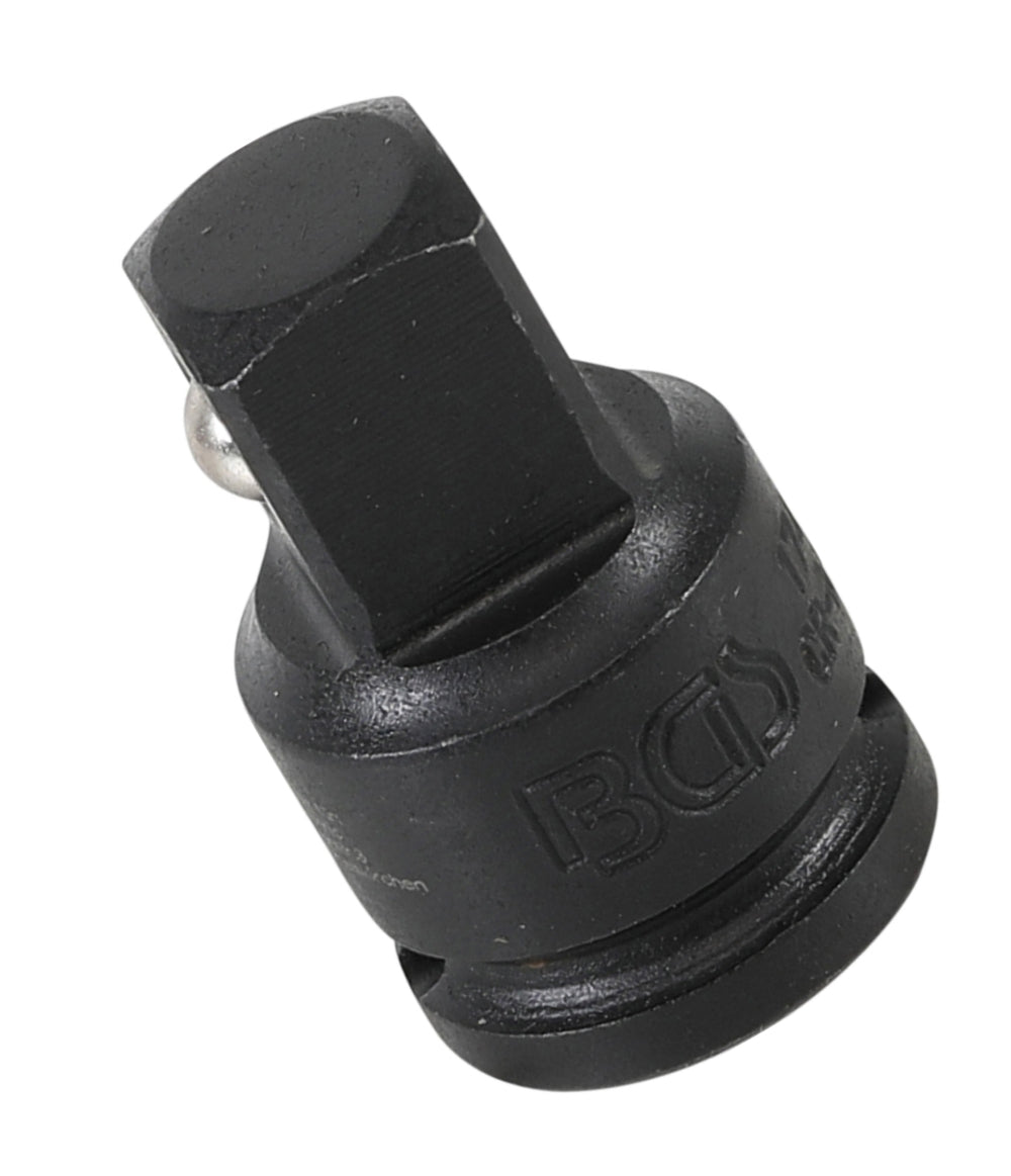 BGS 174 Kraft Steckschlüssel Adapter Innenvierkant 10mm (3/8") - Außenvierkant 12,5mm (1/2")