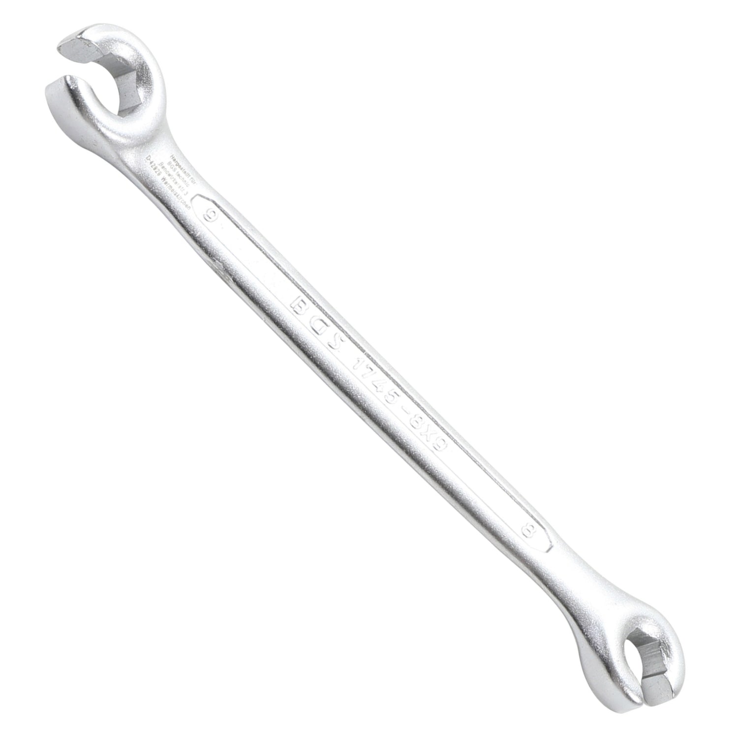 BGS 1745-8X9 Bremsleitungsschlüssel Ringschlüssel offen 8 x9mm