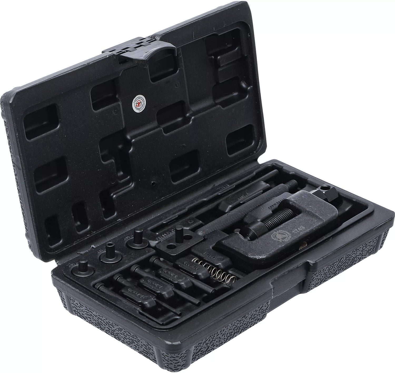 BGS DIY 1749 Werkzeug zum Trennen und Nieten von Motorradkette 13teiliger Satz