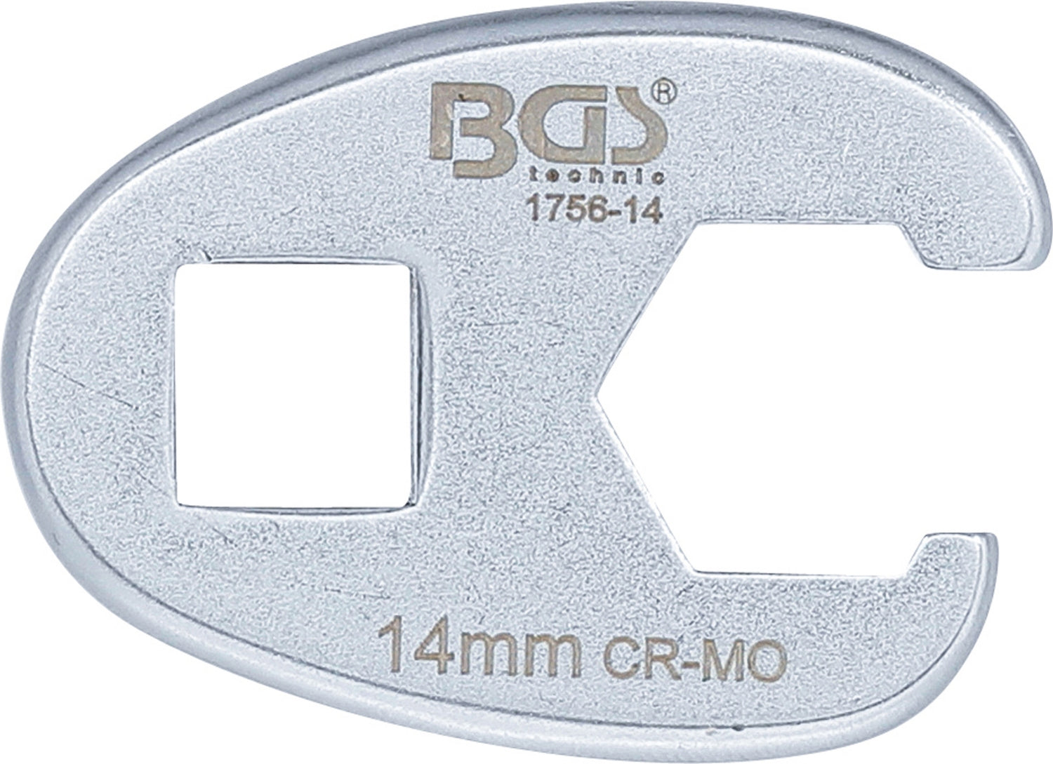 BGS 1756-14 Hahnenfuss / Krähenfuss Schlüssel SW 14mm mit 10mm (3/8") Antrieb