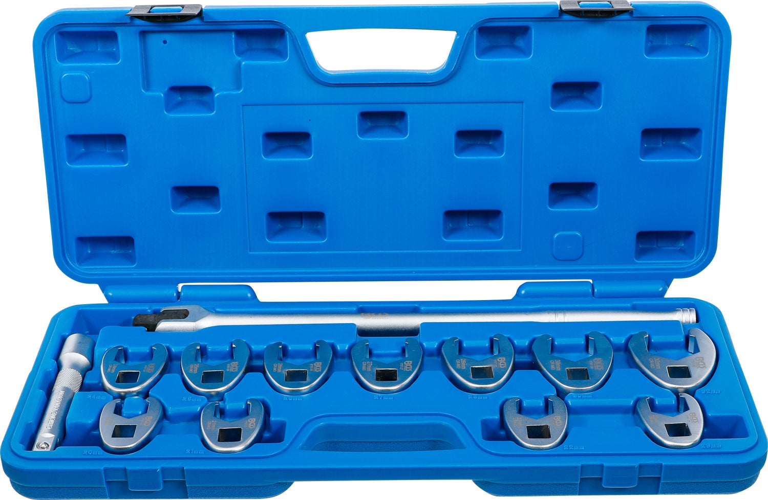 BGS 1757 Satz Hahnenfußschlüssel 20-32mm Antrieb 12,5mm (1/2") 13 teilig