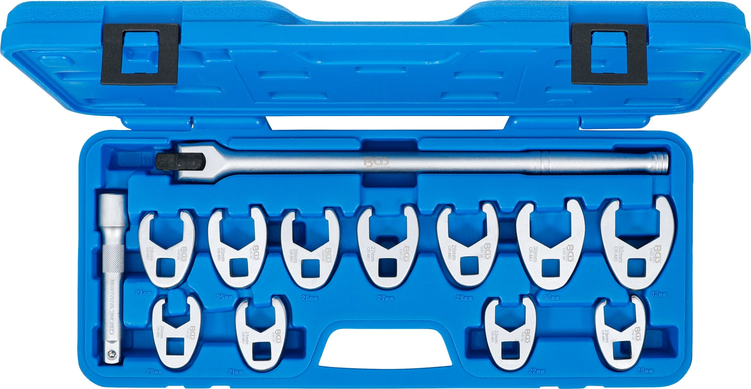 BGS 1757 Satz Hahnenfußschlüssel 20-32mm Antrieb 12,5mm (1/2") 13 teilig