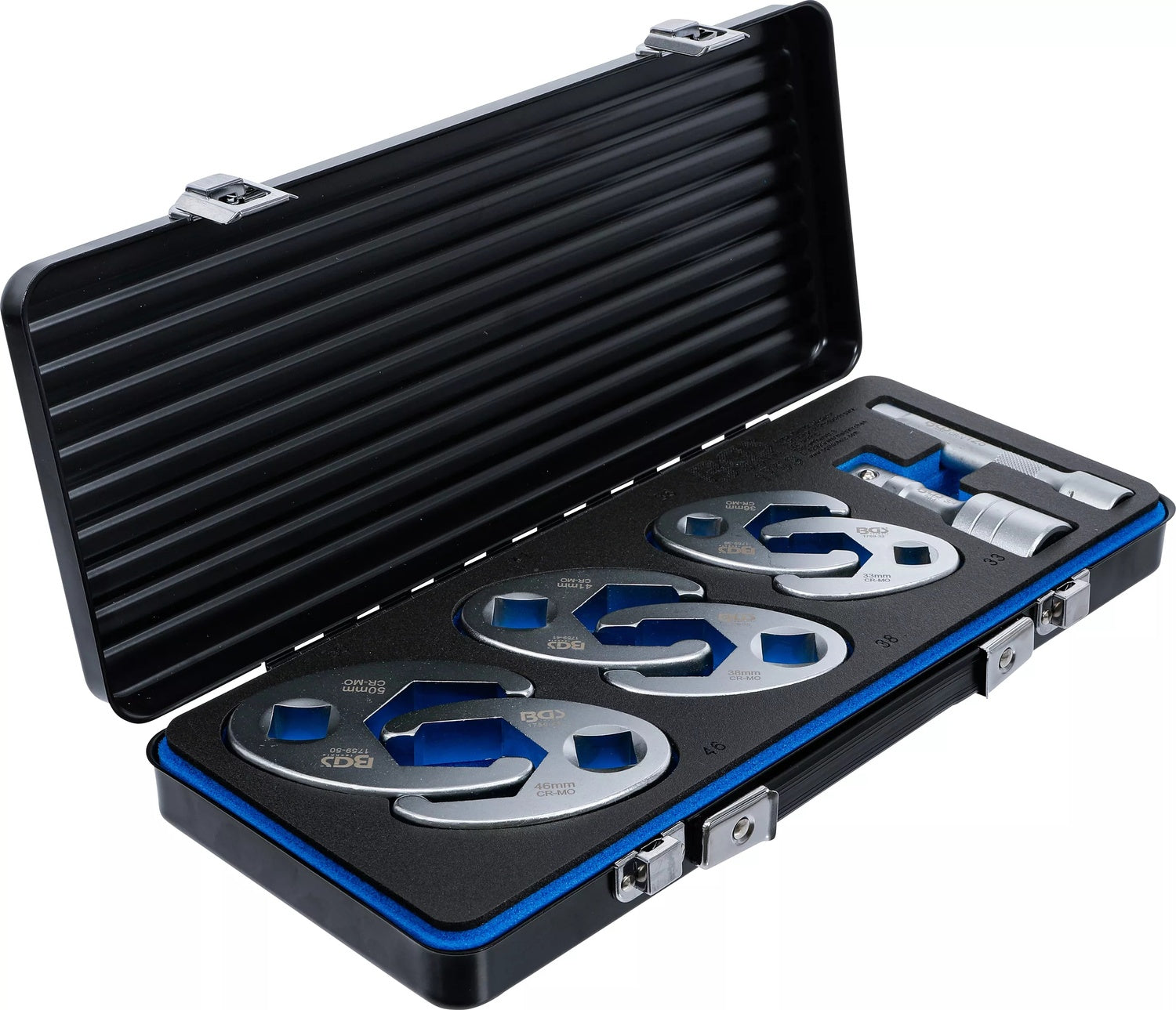 BGS 1759 Satz Hahnenfußschlüssel 33-50mm Antrieb 12,5mm (1/2") & 20mm (3/4") 8 teilig