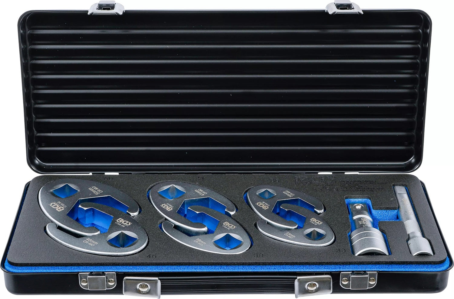BGS 1759 Satz Hahnenfußschlüssel 33-50mm Antrieb 12,5mm (1/2") & 20mm (3/4") 8 teilig