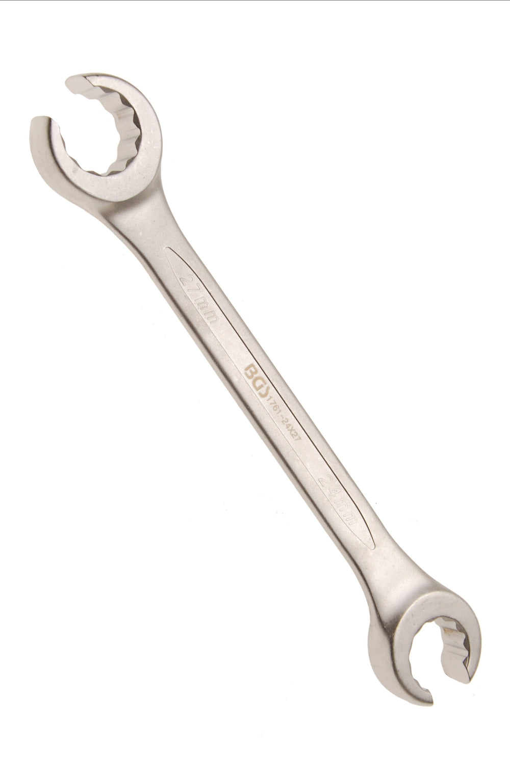 BGS 1761-24x27 Offener Doppelringschlüssel SW 24 x 27mm metrisch warm geschmiedet