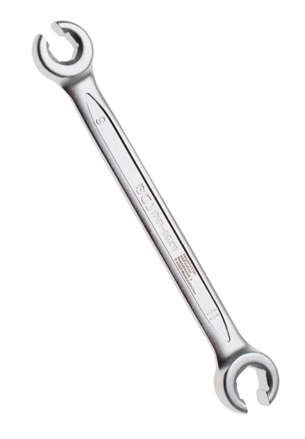 BGS 1761-9x11 Offener Doppelringschlüssel SW 9 x 11mm metrisch warm geschmiedet