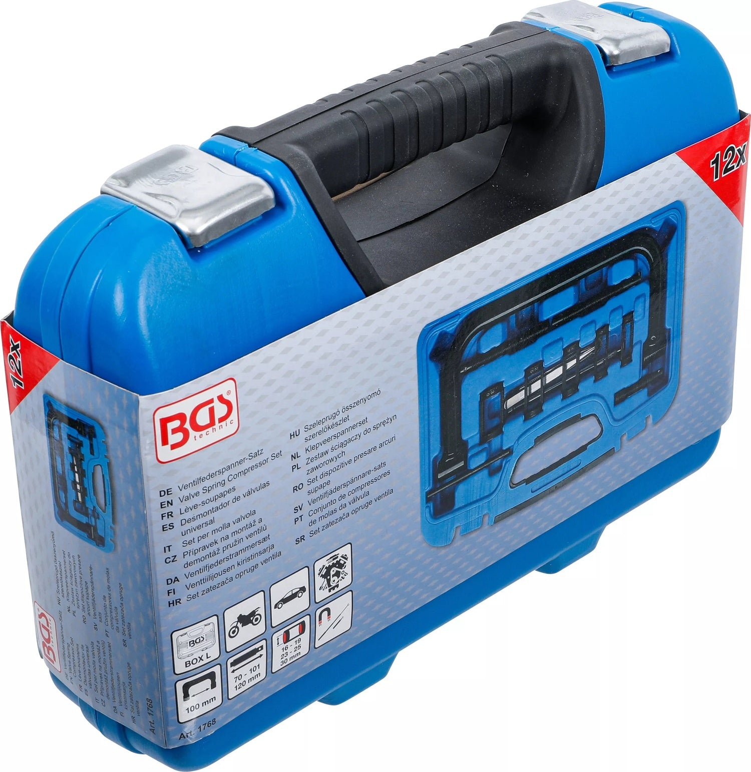 BGS 1768 Satz Ventilfederspanner 16 - 30mm für Motorrad