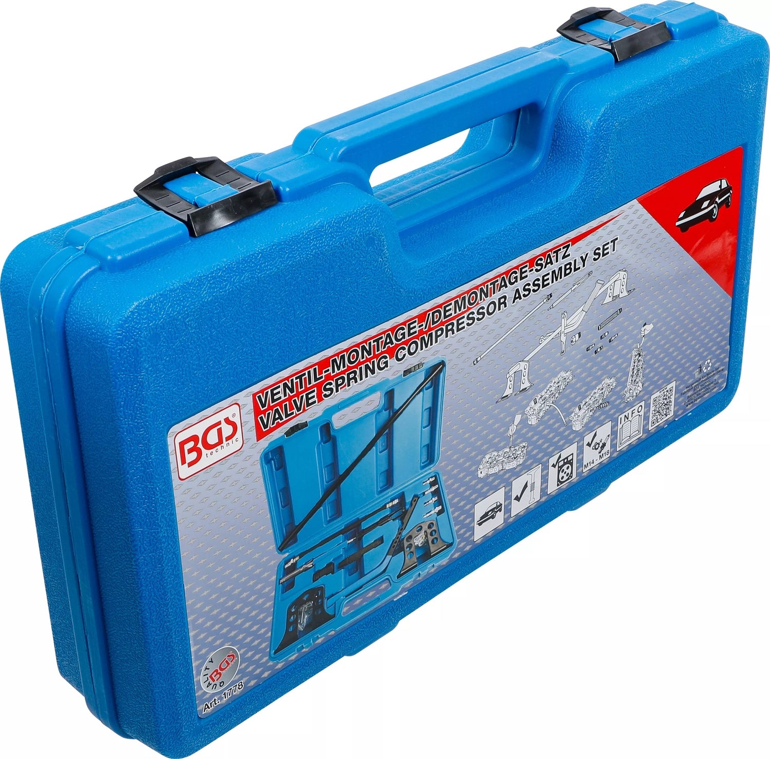 BGS 1778 Satz Werkzeug Ventil Montage Demontage inklusive Ventilkeil-Montagewerkzeug
