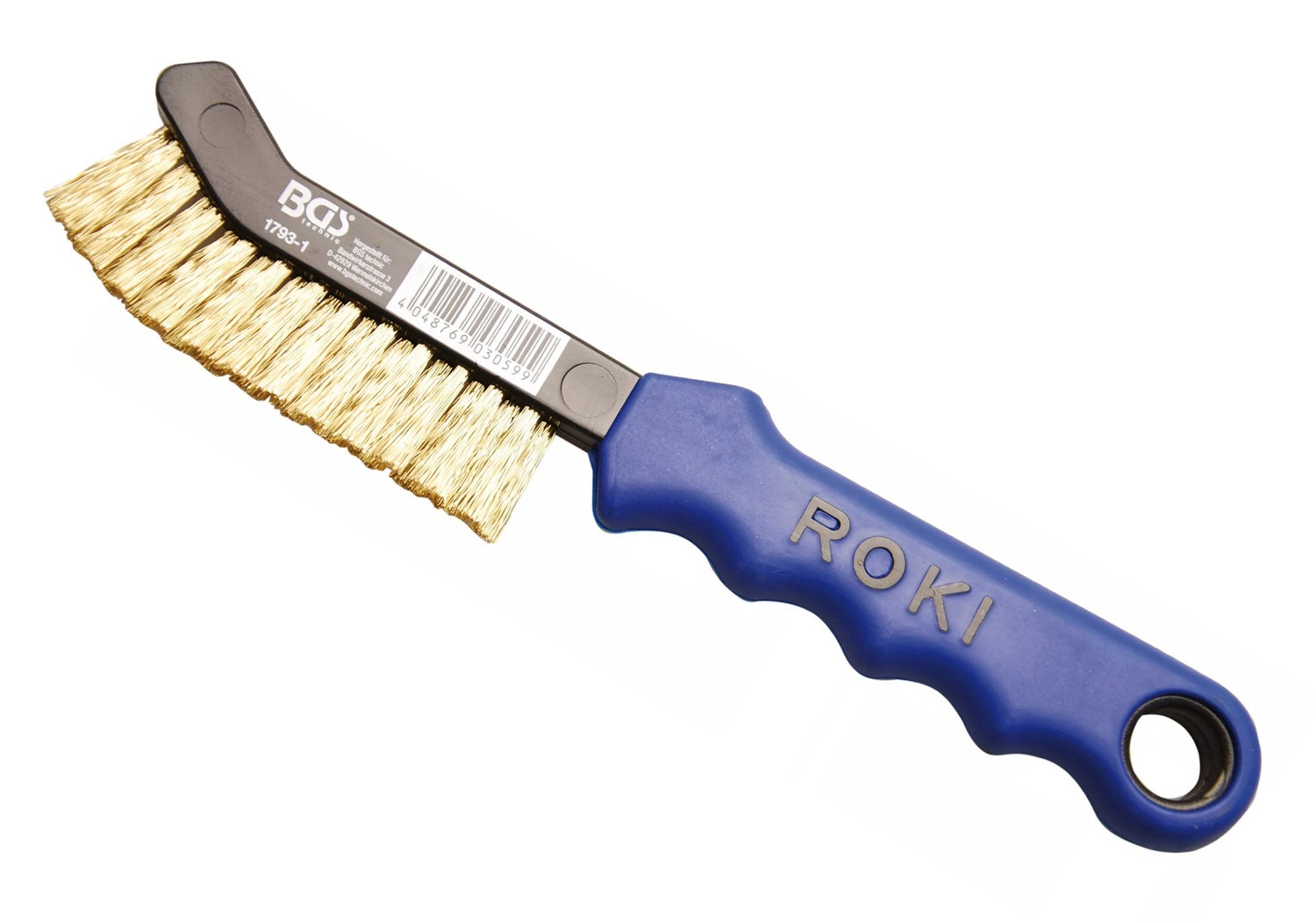 BGS 1793-1 Bremssattelbürste Messing gebogen 230mm