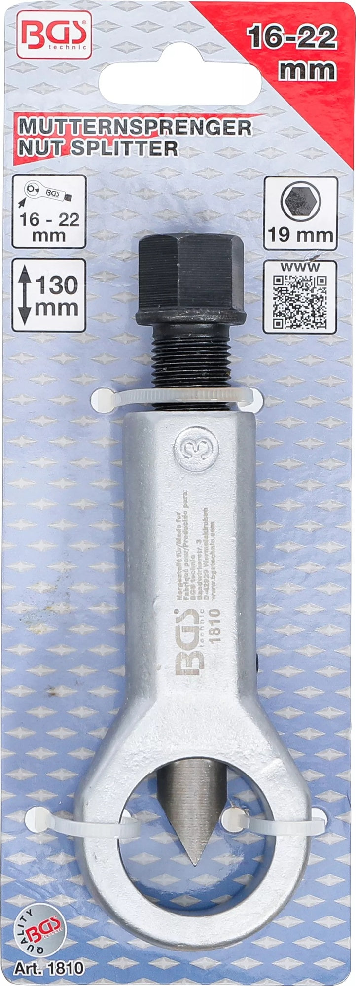 BGS 1810 Mutternsprenger Nutzweite bis Ø22mm