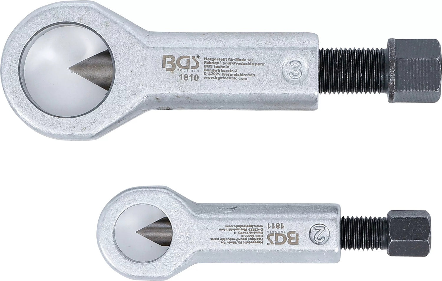 BGS 1812 Satz Mutternsprenger Ø0-20mm + Ø5-28mm 2 teilig
