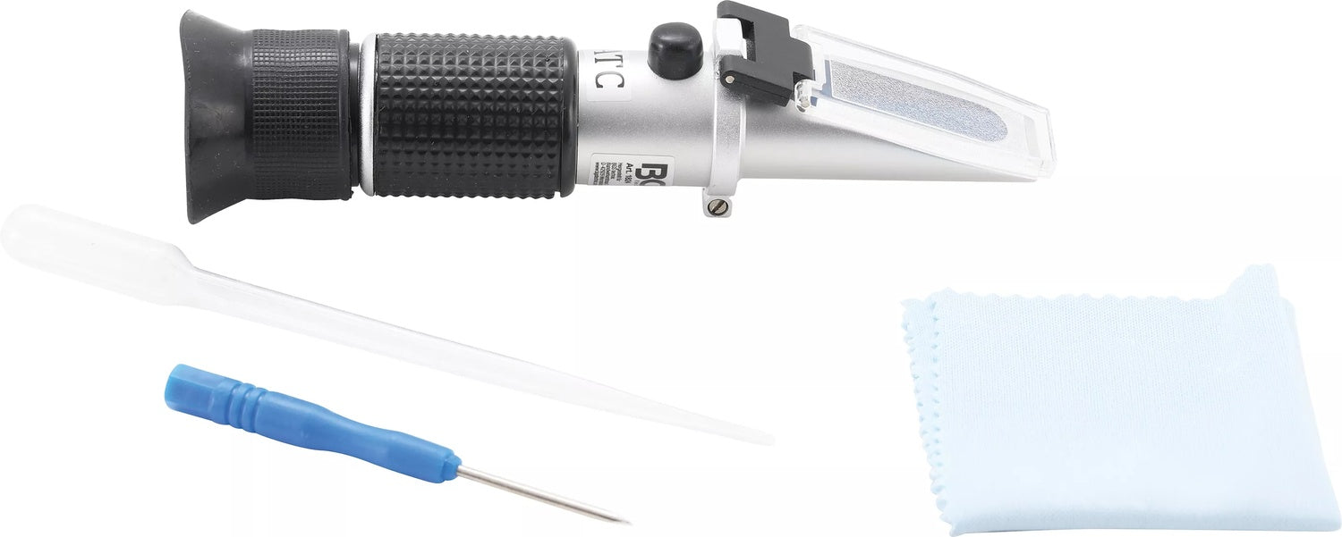 BGS 1824 Optisches Refraktometer zur Kontrolle Frostschutz im Auto Klima Solar