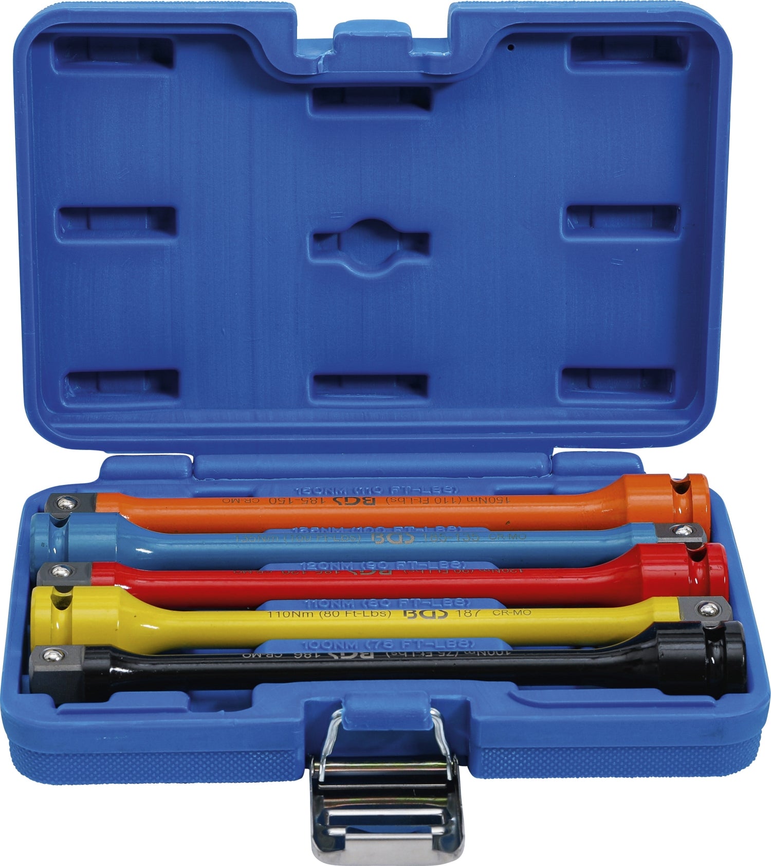 BGS 185 Satz Torsionsstab 100 - 110 - 120 - 135 - 150 Nm 5 teilig