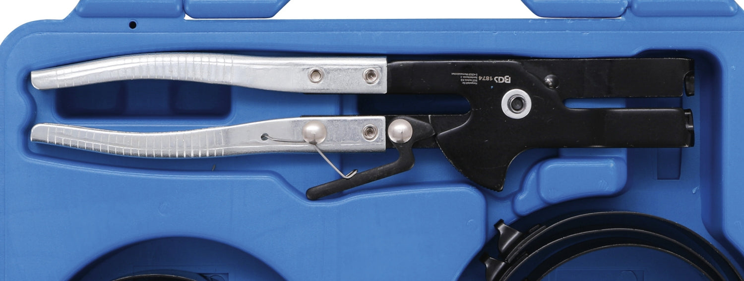 BGS 1874 Satz Kolbenring Spannband 7 teilig von Ø73-111mm im Koffer