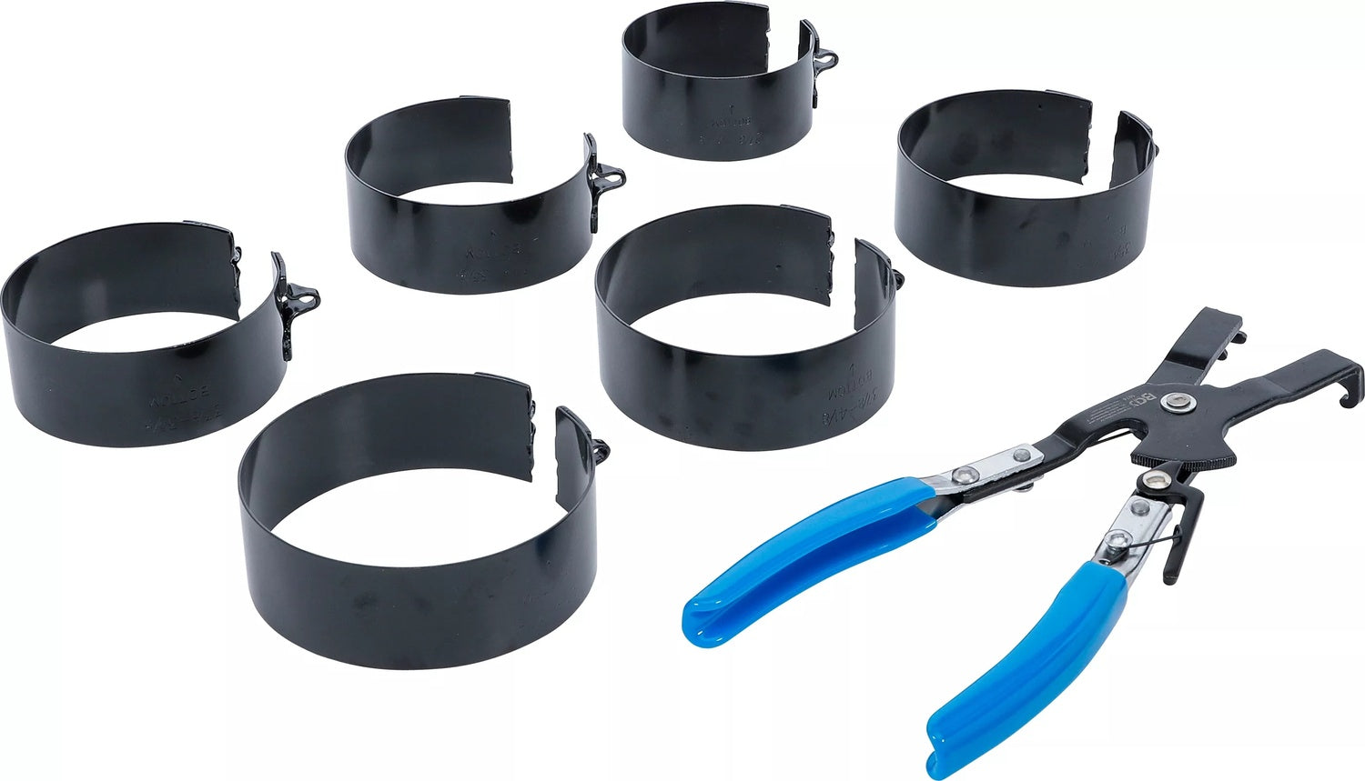 BGS 1874 Satz Kolbenring Spannband 7 teilig von Ø73-111mm im Koffer