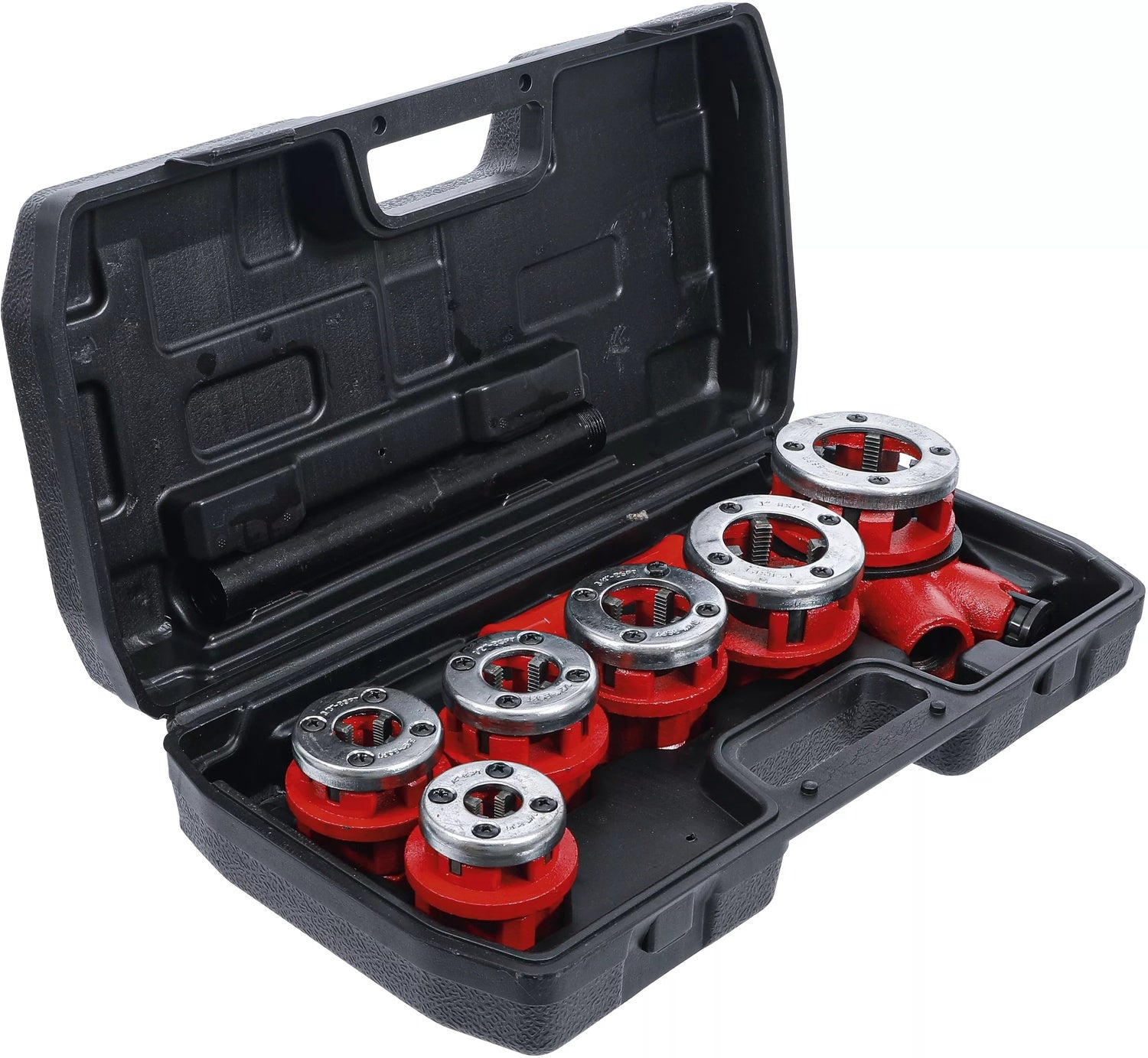 BGS DIY 1891 Satz Schneidkluppen für Sanitär- und Heizung 1/4" - 1 1/4" 8 teilig