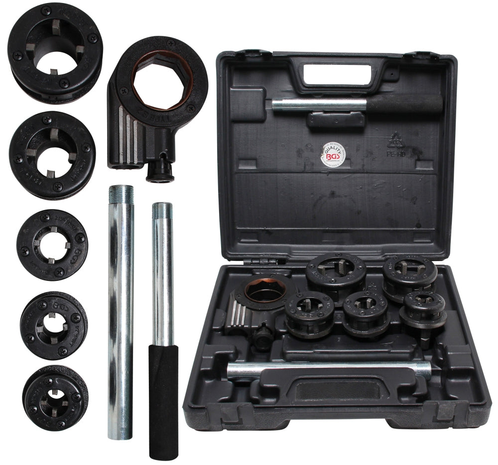 BGS 1892 Satz Schneidkluppen 3/8" - 1.1/4" 7 teilig