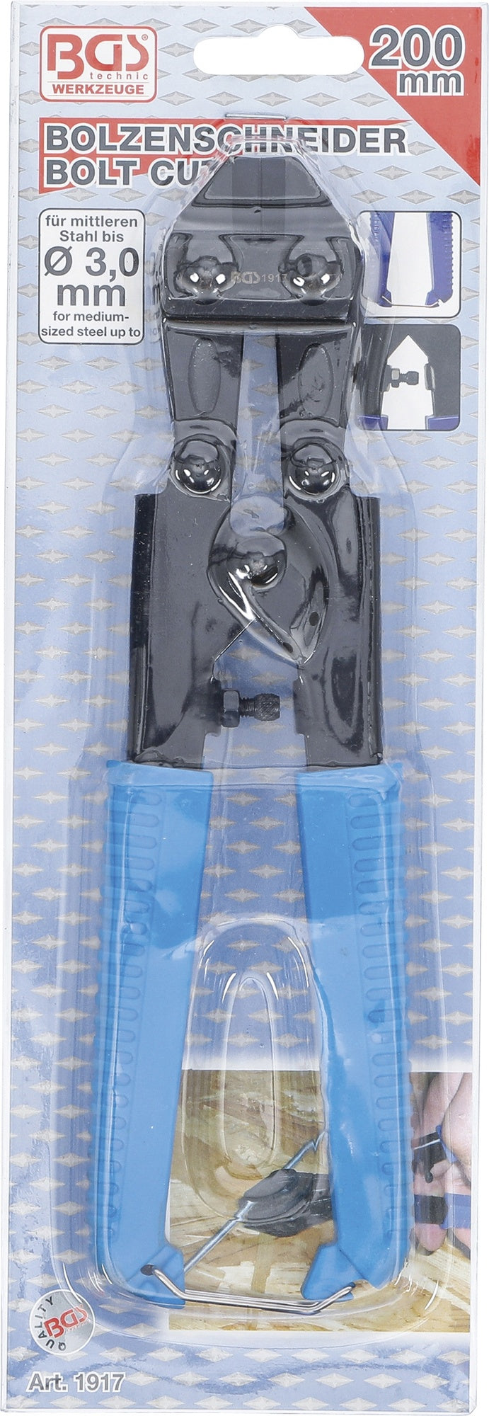 BGS 1917 Mini Bolzenschneider Länge 200mm