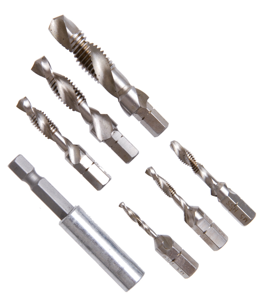 BGS 1926 HSS-G Bohrer- und Gewindeschneidesatz 7 teilig