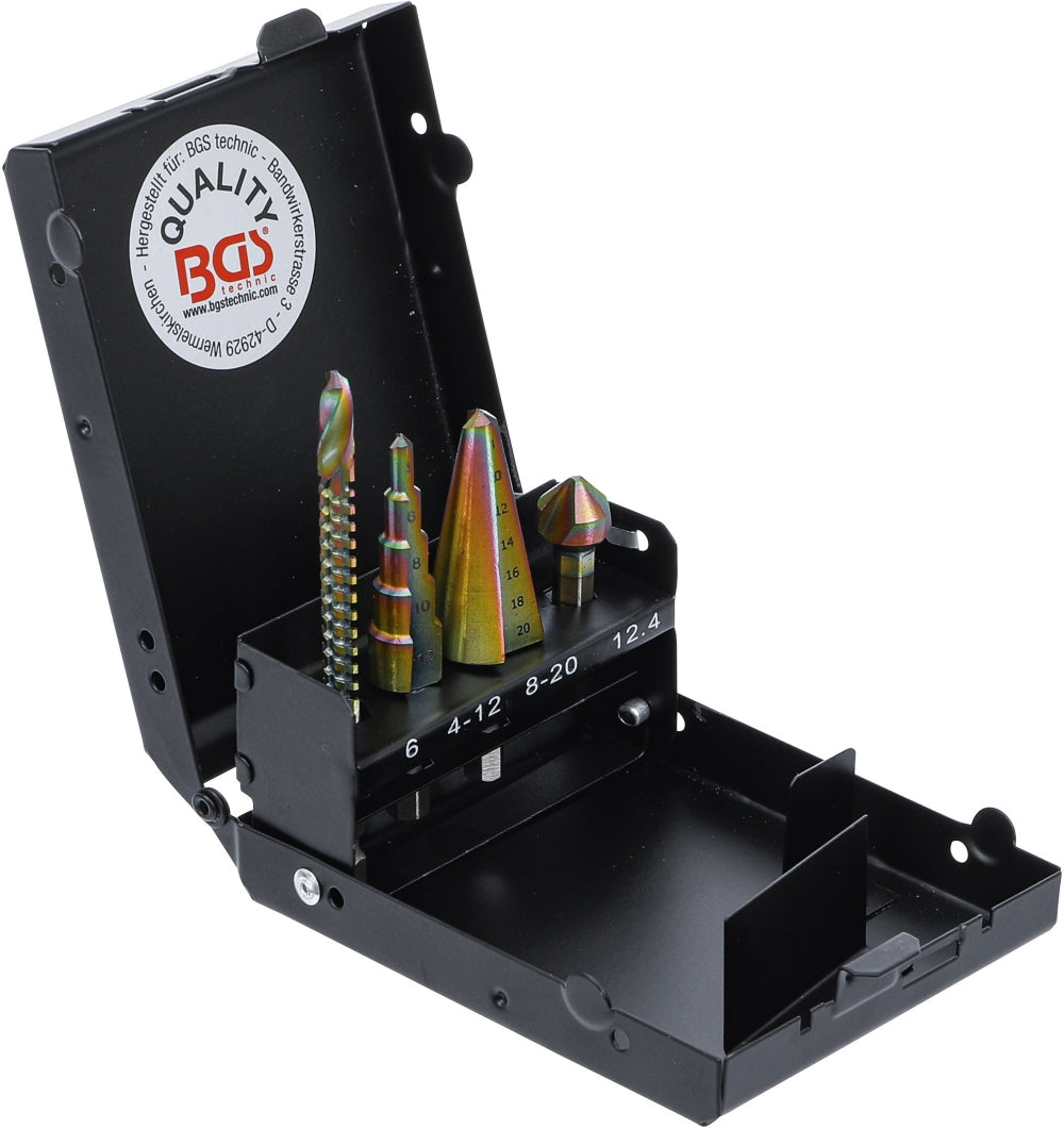 BGS 1944 Satz Multibohrer HSS-G 4 teilig