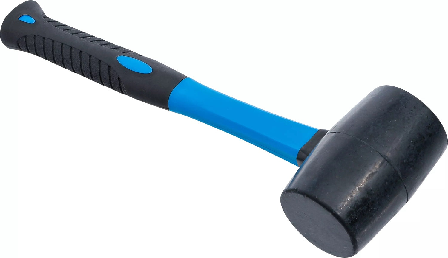 BGS 1960 Gummihammer Fiberglasstiel schwarzer Kopf Ø50mm Kopfgewicht 250g