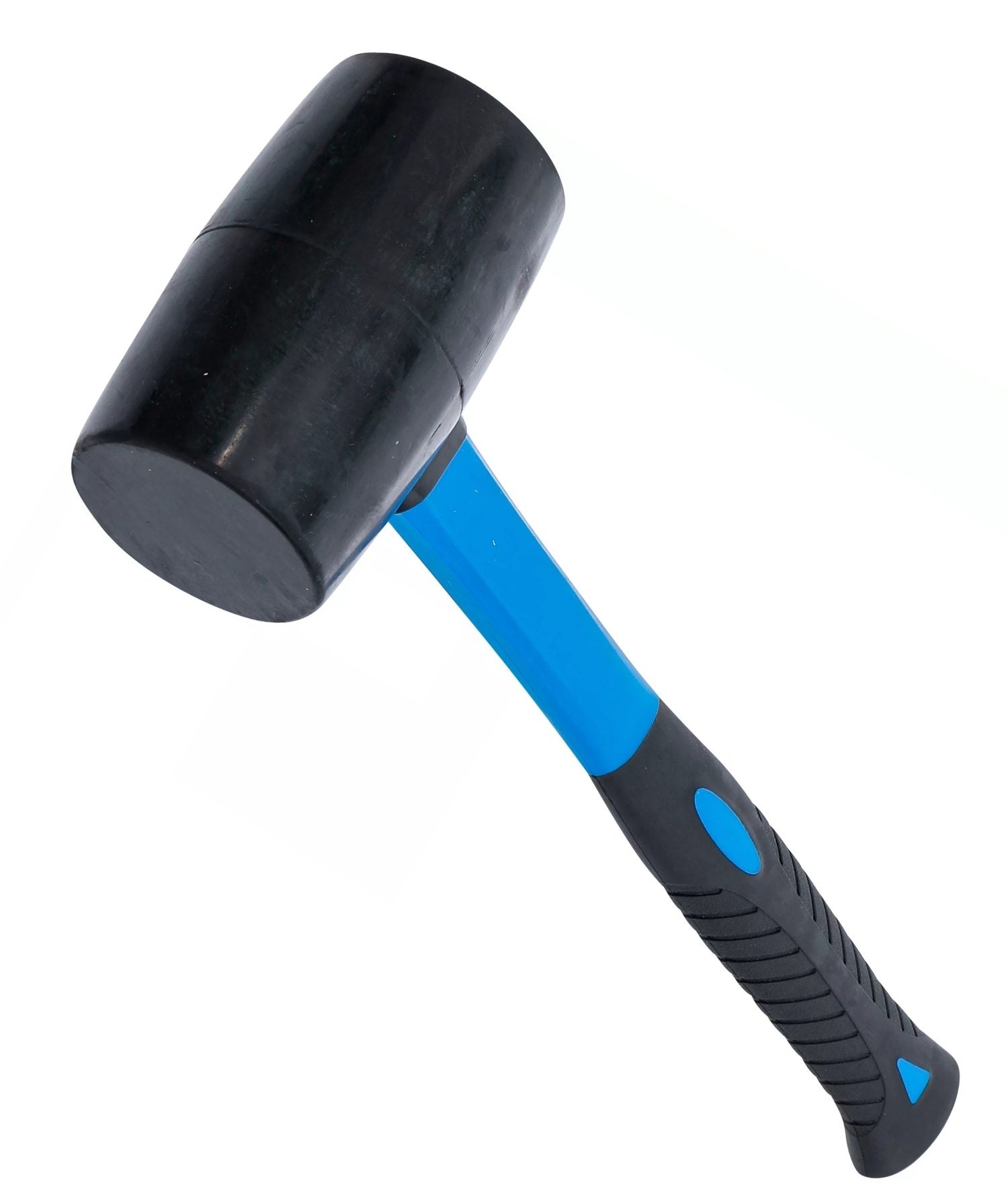 BGS 1962 Gummihammer Fiberglasstiel schwarzer Kopf Ø70mm Kopfgewicht 750g