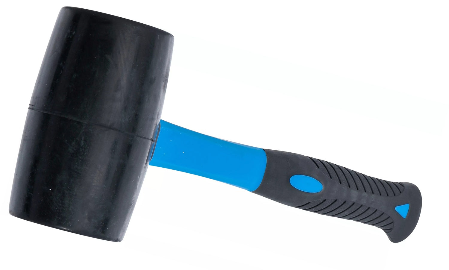 BGS 1962 Gummihammer Fiberglasstiel schwarzer Kopf Ø70mm Kopfgewicht 750g