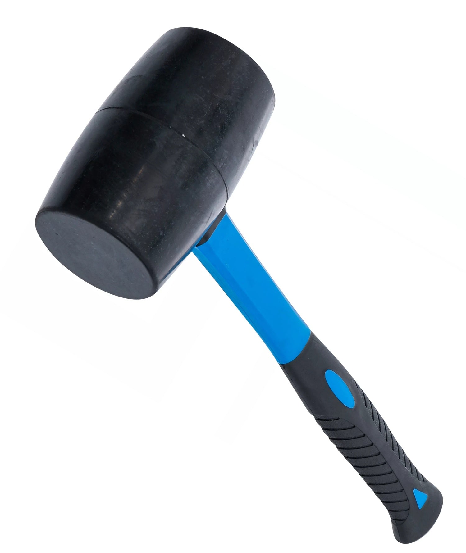 BGS 1963 Gummihammer Fiberglasstiel schwarzer Kopf Ø69mm Kopfgewicht 900g