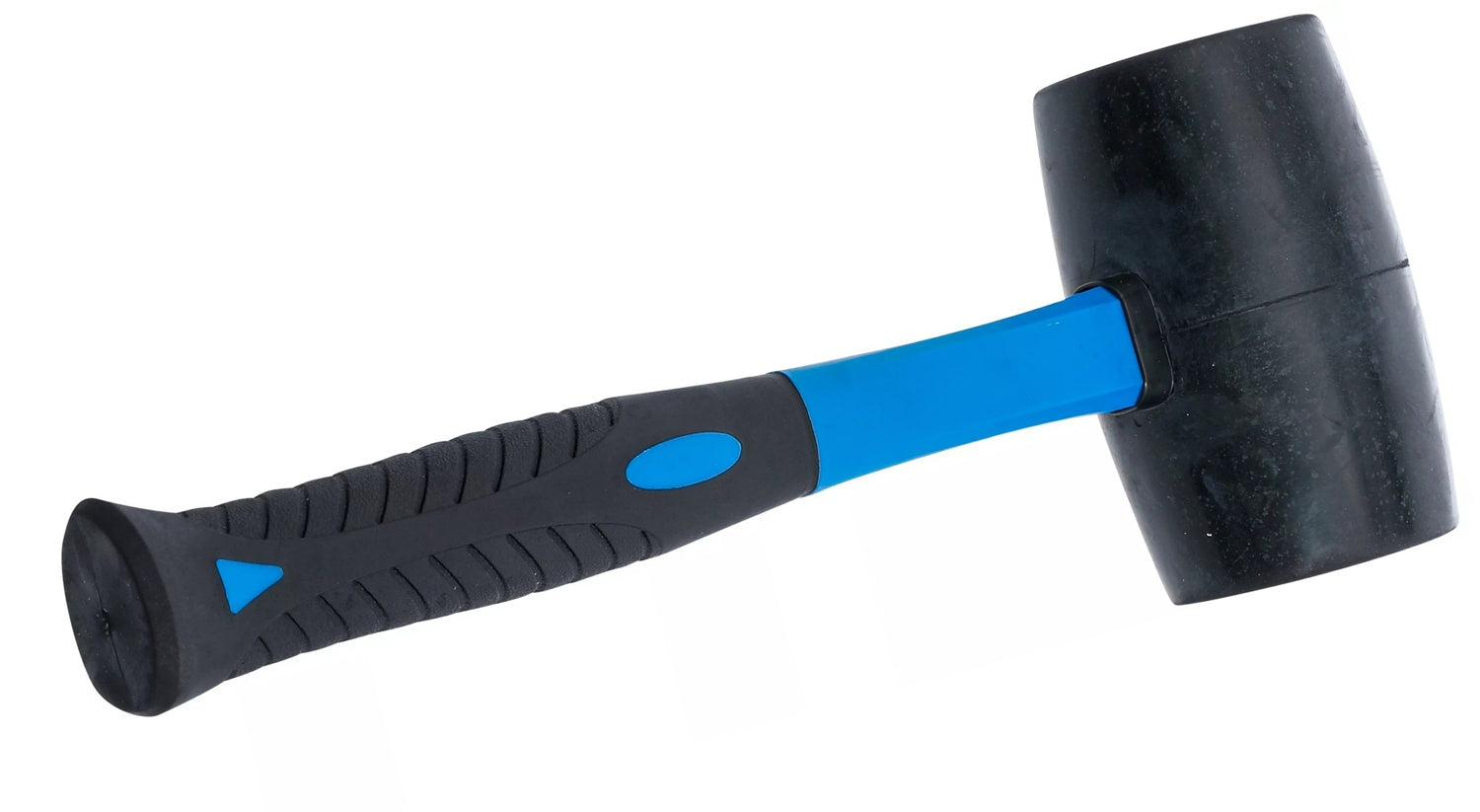 BGS 1963 Gummihammer Fiberglasstiel schwarzer Kopf Ø69mm Kopfgewicht 900g