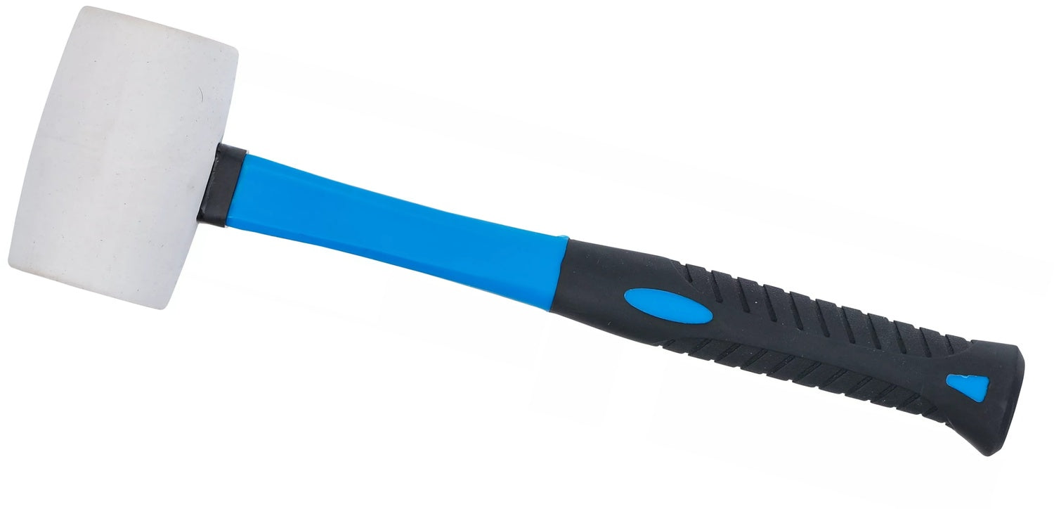 BGS 1965 Gummihammer 250g weiß als Plattenhammer Schonhammer Ausbeulhammer