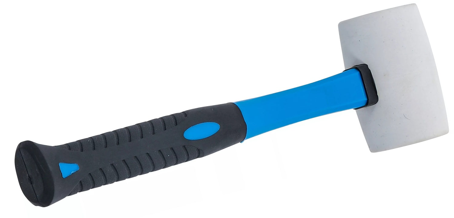 BGS 1965 Gummihammer 250g weiß als Plattenhammer Schonhammer Ausbeulhammer