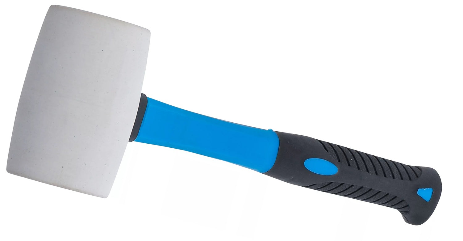 BGS 1965 Gummihammer 250g weiß als Plattenhammer Schonhammer Ausbeulhammer