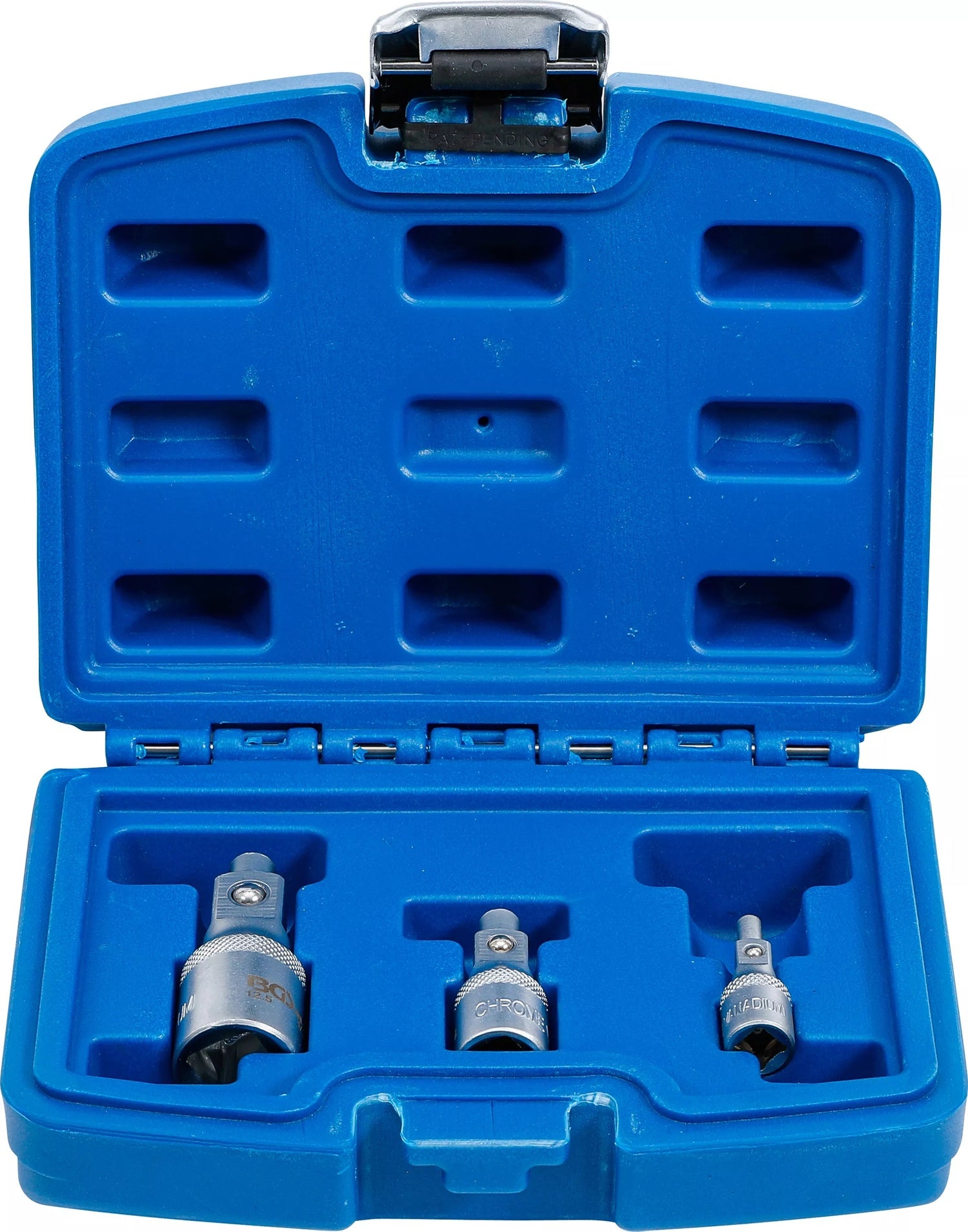 BGS 198 Satz Verlängerungen mit Magnethalter 6,3mm (1/4") + 10mm (3/8") + 12,5 mm (1/2") 3 teilig