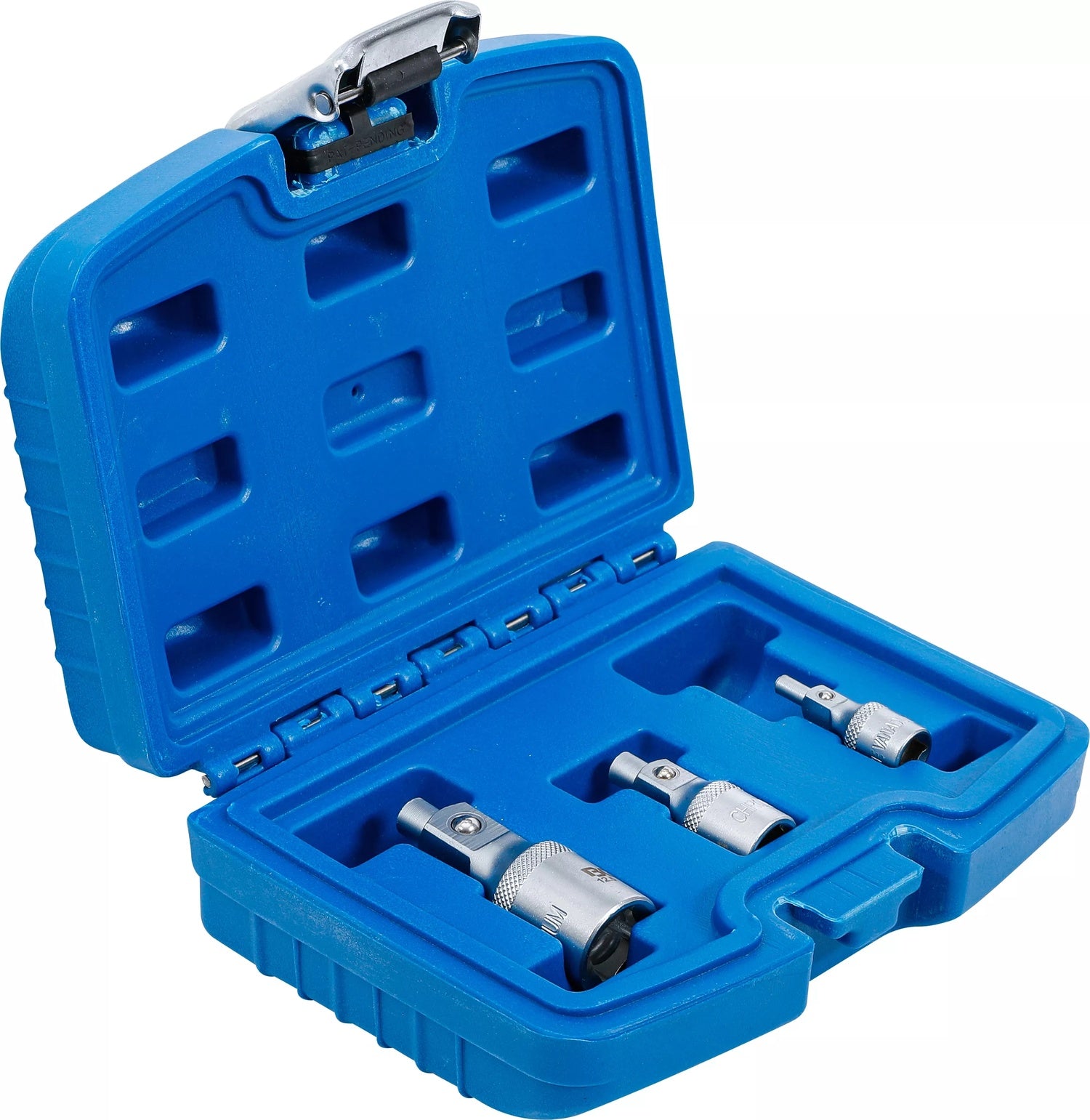 BGS 198 Satz Verlängerungen mit Magnethalter 6,3mm (1/4") + 10mm (3/8") + 12,5 mm (1/2") 3 teilig