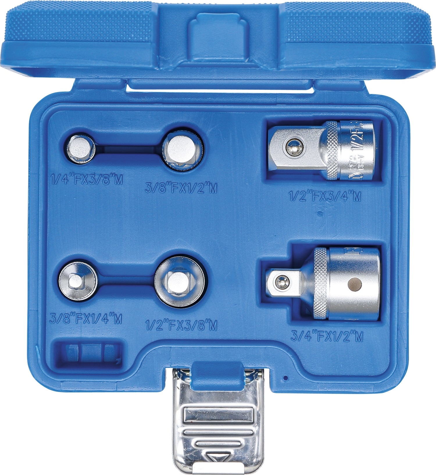 BGS 199 Satz Adapter für Steckschlüssel Nüsse von 6,3mm (1/4") - 20mm (3/4") 6teilig