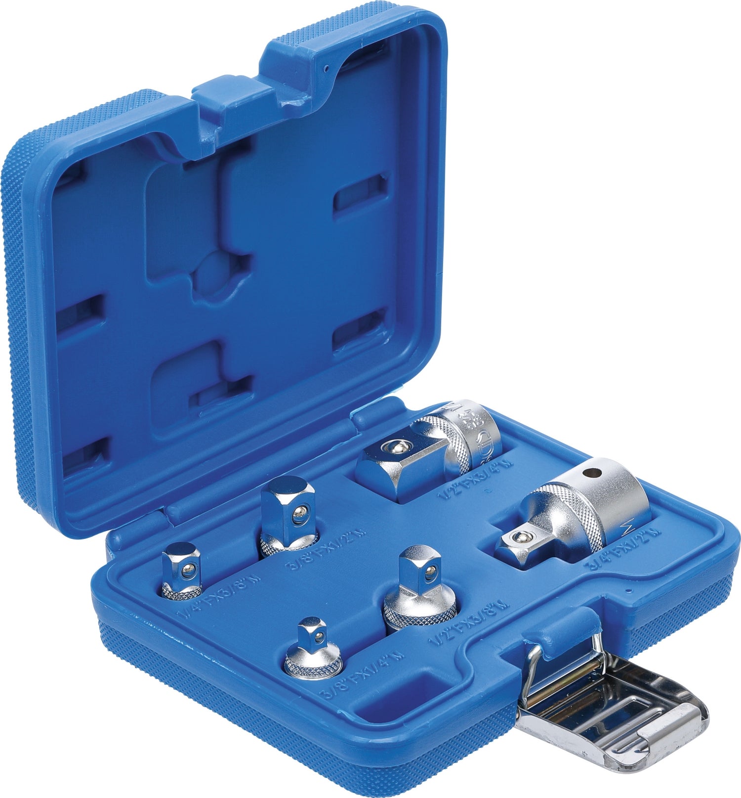 BGS 199 Satz Adapter für Steckschlüssel Nüsse von 6,3mm (1/4") - 20mm (3/4") 6teilig