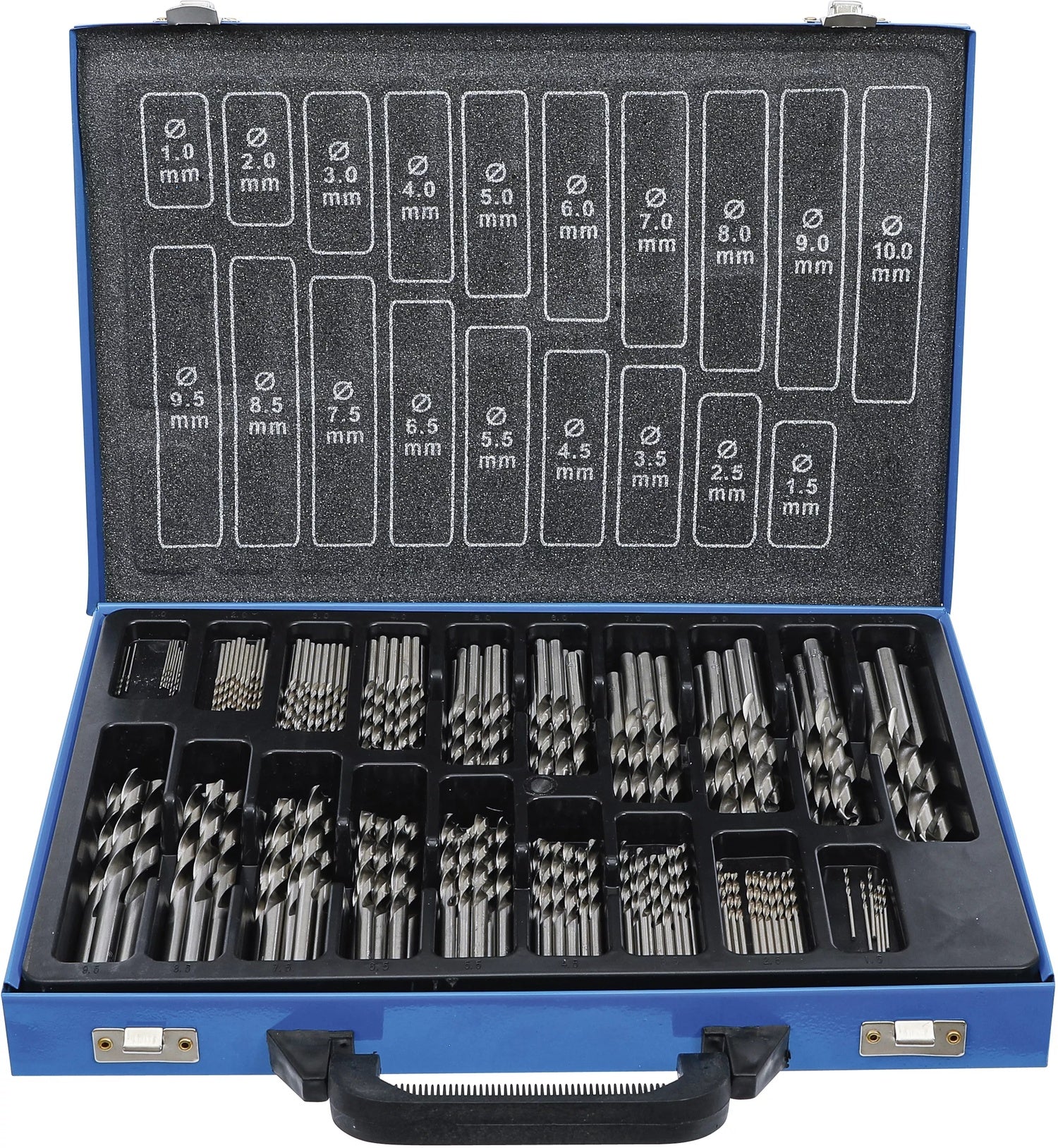 BGS 1995 Satz HSS Spiralbohrer Ø1-10mm im Koffer 170 teilig