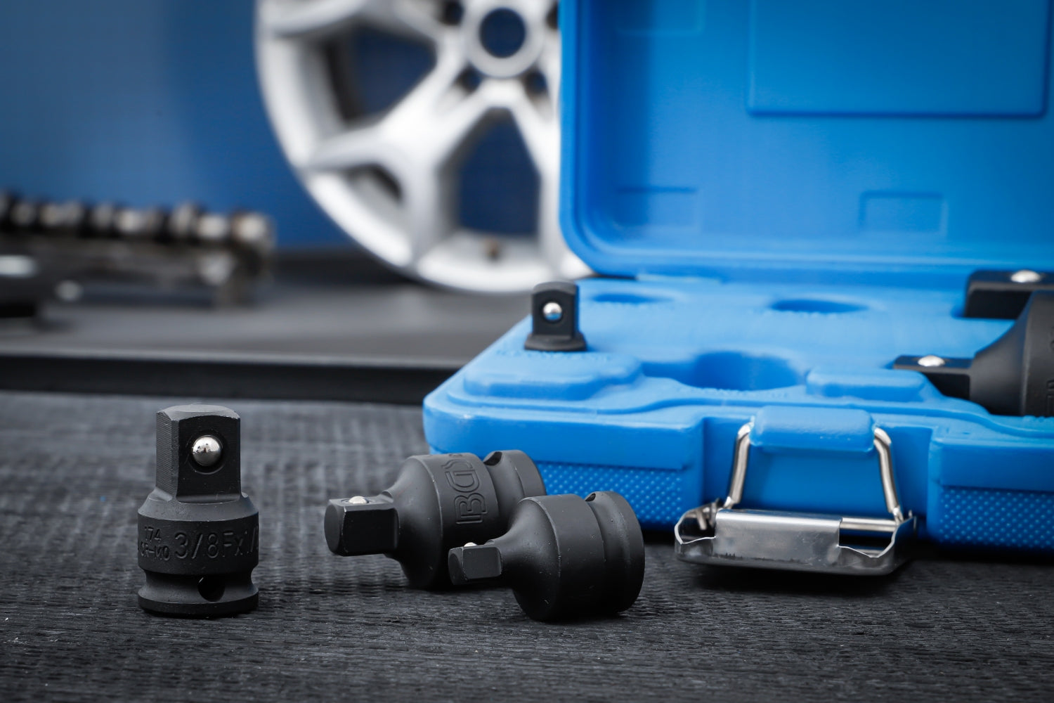 BGS 200 Adaptersatz IMPACT 1/4" 3/8" 1/2" 3/4" für Schlagschrauber